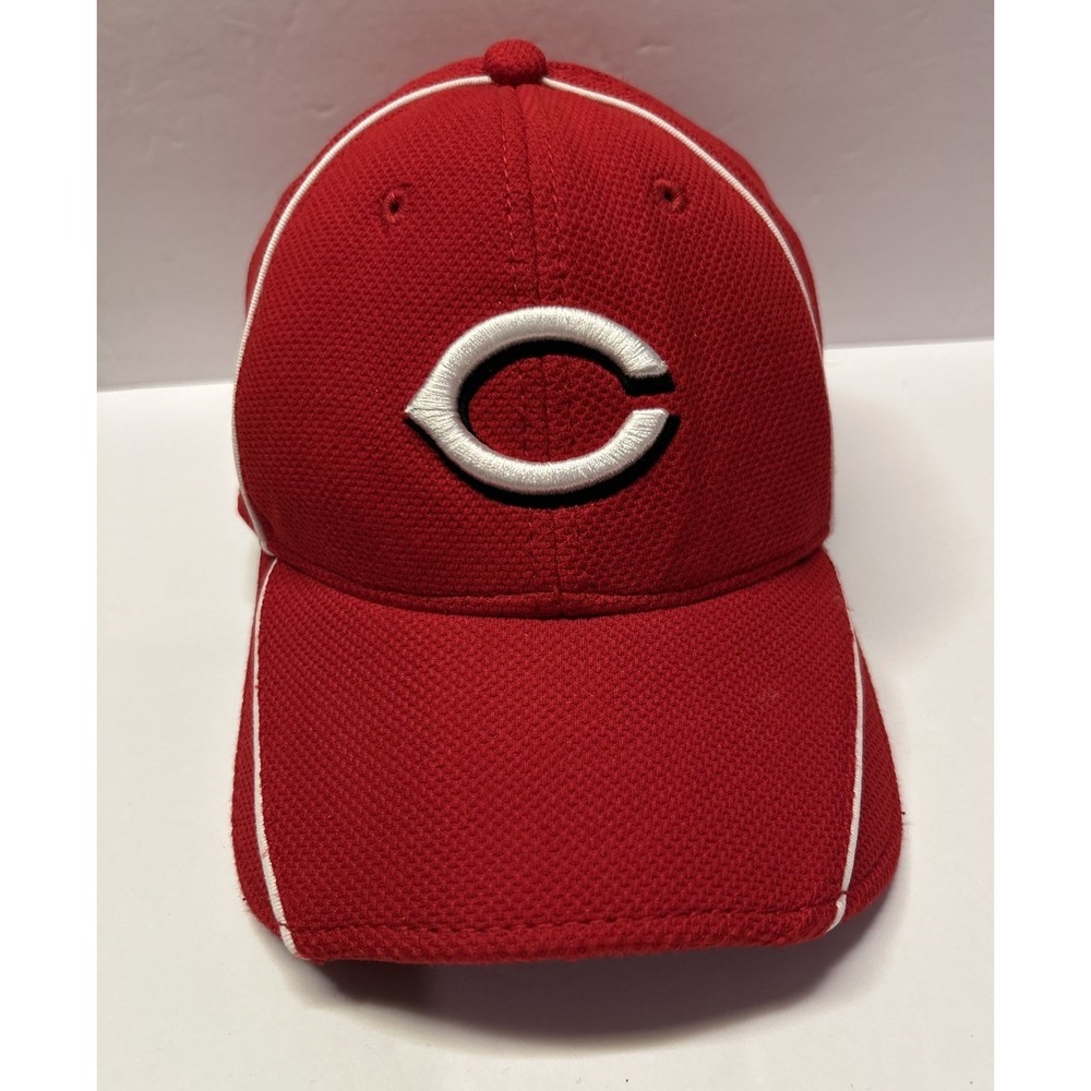 Cincinnati Reds Hat Cap - Red w/ White "C" New ETA 59 Fifty (Medium- Large)